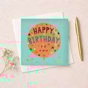 Birthday Card - Birthday Balloon