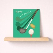 Birthday Card - Golfer Birthday Card - Golfer