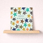Birthday Card - Stars Birthday Card - Stars