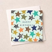 Birthday Card - Stars