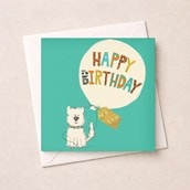Birthday Card - Sweet Dog