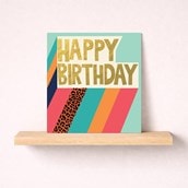 Birthday Card - Leopard Print Birthday Card - Leopard Print