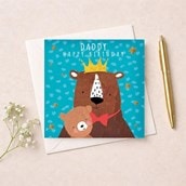 Daddy Birthday Card - Bears