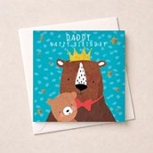 Daddy Birthday Card - Bears