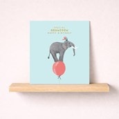Grandson Birthday Card - Elephant Grandson Birthday Card - Elephant