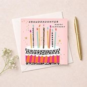 Granddaughter Birthday Card -  Birthday Cake