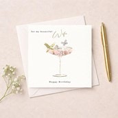 Wife Birthday Card - Cocktail Wife Birthday Card - Cocktail
