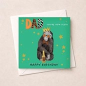 Dad Birthday Card - Gorilla