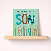 Son Birthday Card - Candles Son Birthday Card - Candles