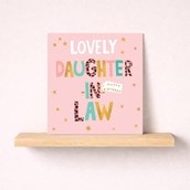 Daughter-in-Law Birthday Card - Lovely Daughter-In-Law Daughter-in-Law Birthday Card - Lovely Daughter-In-Law