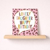 Daughter Birthday Card - Lovely Daughter