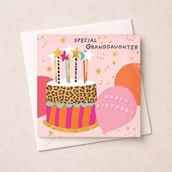 Granddaughter Birthday Card - Special Granddaughter