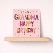 Grandma Birthday Card - Lovely Grandma