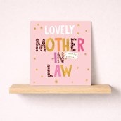 Mother-in-Law Birthday Card - Lovely Mother-in-Law Birthday Card - Lovely