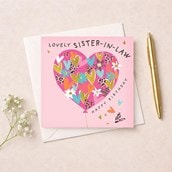 Sister-in-Law Birthday Card - Balloon Of Hearts Sister-in-Law Birthday Card - Balloon Of Hearts