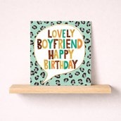 Boyfriend Birthday Card - Lovely Boyfriend Boyfriend Birthday Card - Lovely Boyfriend