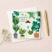 New Home Card - House Plants