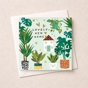 New Home Card - House Plants