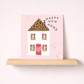 New Home Card - Pink Heart New Home Card - Pink Heart