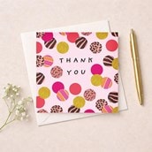 Thank You Card - Dots