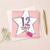 Age 12 Birthday Card - Star Balloon Age 12 Birthday Card - Star Balloon