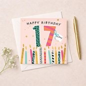 Age 17 Birthday Card - 17 Today Candles Age 17 Birthday Card - 17 Today Candles