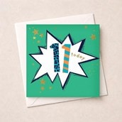 Age 11 Birthday Card - 11 Today