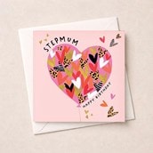Stepmum Birthday Card - Balloon Stepmum Birthday Card - Balloon