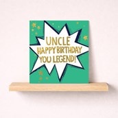 Uncle Birthday Card - Words Uncle Birthday Card - Words