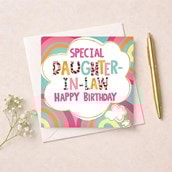 Daughter-in-Law Birthday Card - Special Daughter-in-Law Daughter-in-Law Birthday