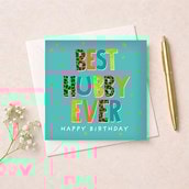 Husband Birthday Card - Words