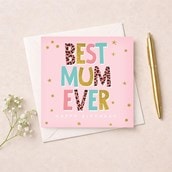 Mum Birthday Card - Words