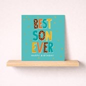 Son Birthday Card - Words