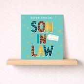 Son-in-Law Birthday Card - Words