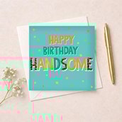 Birthday Card - Words