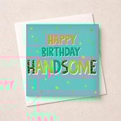 Birthday Card - Words