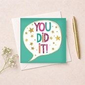 Congratulations Card - Speech Bubble