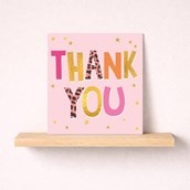 Thank You Card - Words