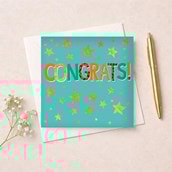 Congratulations Card - Stars Congratulations Card - Stars