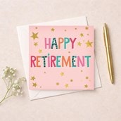 Retirement Card - Stars
