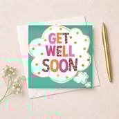 Get Well Soon Card - Cloud Get Well Soon Card - Cloud