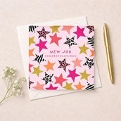 New Job Card - Stars