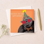 Brother-in-Law Birthday Card - Gorilla