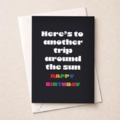 Birthday Card - Another Trip Around The Sun