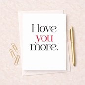Just To Say Card - I Love You More Just To Say Card - I Love You More