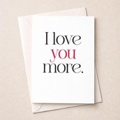 Just To Say Card - I Love You More Just To Say Card - I Love You More