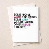 Just To Say Card - Others Make It Happen Just To Say Card - Others Make It Happen