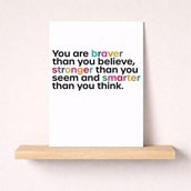 Just To Say Card - You Are Braver