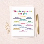 Just To Say Card - This Is My Wish For You