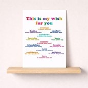 Just To Say Card - This Is My Wish For You